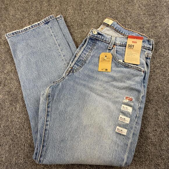 Levi's Denim - Levi's 501 Curve Women's Straight Leg Jeans Size 32X30 #1237